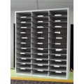 Grey 36 Slot Pigeon Hole Paper and Mail Sorter